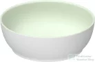 Duravit SIVIDA DuroCast Plus 30 cm-es pultra ültethető mosdó csaplyuk nélkül, matt halványzöld/matt fehér 266002FG00