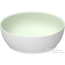   Duravit SIVIDA DuroCast Plus 30 cm-es pultra ültethető mosdó csaplyuk nélkül, matt halványzöld/matt fehér 266002FG00