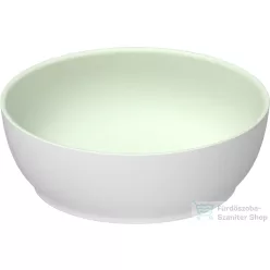   Duravit SIVIDA DuroCast Plus 30 cm-es pultra ültethető mosdó csaplyuk nélkül, matt halványzöld/matt fehér 266002FG00