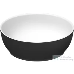   Duravit SIVIDA DuroCast Plus 30 cm-es pultra ültethető mosdó csaplyuk nélkül, matt fehér/matt sötétszürke 266002FI00