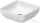Duravit SIVIDA DuroCast Plus 30x30 cm-es pultra ültethető mosdó csaplyuk nélkül, matt fehér 2660033200