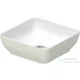 Duravit SIVIDA DuroCast Plus 30x30 cm-es pultra ültethető mosdó csaplyuk nélkül, matt fehér/matt halványzöld 266003FH00
