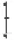 Grohe RAINSHOWER SmartActive 60 cm-es zuhanyrúd polccal, matt fekete 266022430