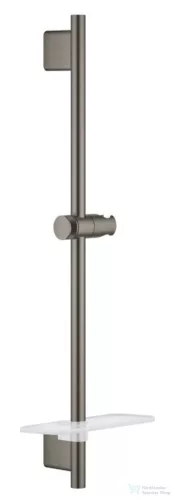 Grohe RAINSHOWER SmartActive 60 cm-es zuhanyrúd polccal, Brushed Hard Graphite 26602AL0