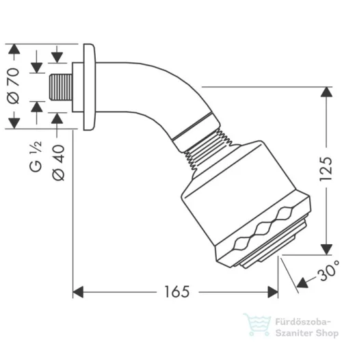 Hansgrohe HG Clubmaster fejzuhany EcoSmart 26606000