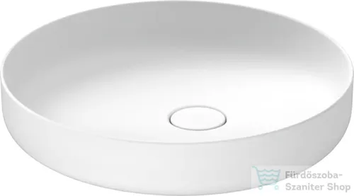 Duravit VITRIUM DuroCast UltraResist 46 cm-es pultra ültethető mosdó csaplyuk nélkül, matt fehér 2661463279
