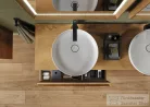 Duravit VITRIUM DuroCast UltraResist 46 cm-es pultra ültethető mosdó csaplyuk nélkül, matt fehér 2661463279