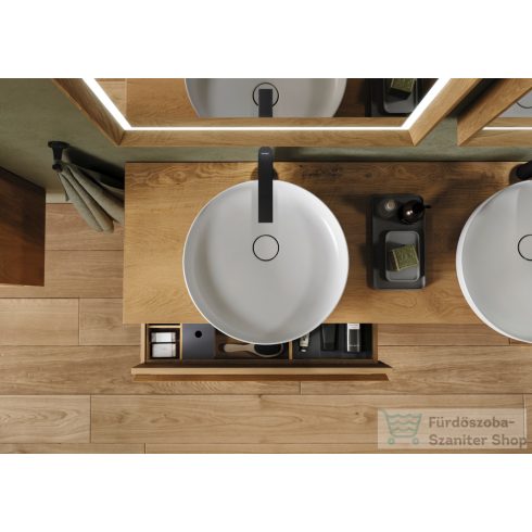 Duravit VITRIUM DuroCast UltraResist 46 cm-es pultra ültethető mosdó csaplyuk nélkül, matt fehér 2661463279