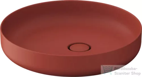 Duravit VITRIUM DuroCast UltraResist 46 cm-es pultra ültethető mosdó csaplyuk nélkül, matt fahéj 266146HC79