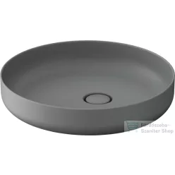   Duravit VITRIUM DuroCast UltraResist 46 cm-es pultra ültethető mosdó csaplyuk nélkül, matt világosszürke 266146HD79