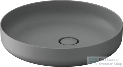 Duravit VITRIUM DuroCast UltraResist 46 cm-es pultra ültethető mosdó csaplyuk nélkül, matt világosszürke 266146HD79