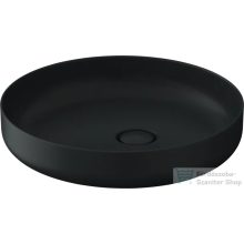   Duravit VITRIUM DuroCast UltraResist 46 cm-es pultra ültethető mosdó csaplyuk nélkül, matt sötétszürke 266146HE79