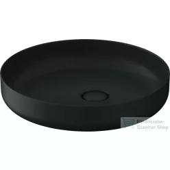   Duravit VITRIUM DuroCast UltraResist 46 cm-es pultra ültethető mosdó csaplyuk nélkül, matt sötétszürke 266146HE79