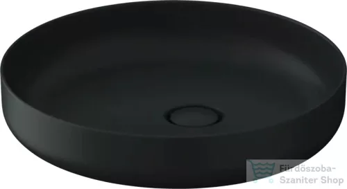 Duravit VITRIUM DuroCast UltraResist 46 cm-es pultra ültethető mosdó csaplyuk nélkül, matt sötétszürke 266146HE79