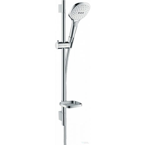 Hansgrohe Raindance Select E 120 3jet / Unica’S Puro 0.65 m fehér/króm zuhanyszett 26620400