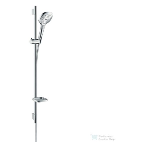 Hansgrohe Raindance Select 120 / Unica'S Puro zuhanyszett 0,90 m, fehér króm 26621400