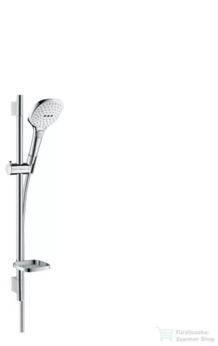 Hansgrohe Raindance Select 120 EcoSmart / Unica'S Puro zuhanyszett 0,65 m, fehér króm 26622400