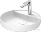 Duravit VITRIUM DuroCast UltraResist 46 cm-es pultra ültethető mosdó 1 csaplyukkal, matt fehér 2662463271