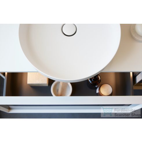 Duravit VITRIUM DuroCast UltraResist 46 cm-es pultra ültethető mosdó 1 csaplyukkal, matt fehér 2662463271