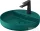 Duravit VITRIUM DuroCast UltraResist 46 cm-es pultra ültethető mosdó 1 csaplyukkal, matt olajkék 266246HA71