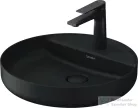 Duravit VITRIUM DuroCast UltraResist 46 cm-es pultra ültethető mosdó 1 csaplyukkal, matt sötétszürke 266246HE71