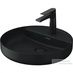   Duravit VITRIUM DuroCast UltraResist 46 cm-es pultra ültethető mosdó 1 csaplyukkal, matt sötétszürke 266246HE71
