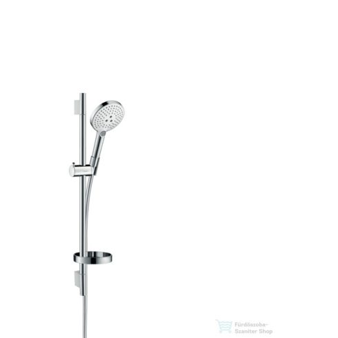 Hansgrohe HG Raindance Select S 120 EcoSmart 9 liter/perc/Unica'S Puro zuhanyszett 0,65 m, fehér króm 26632400