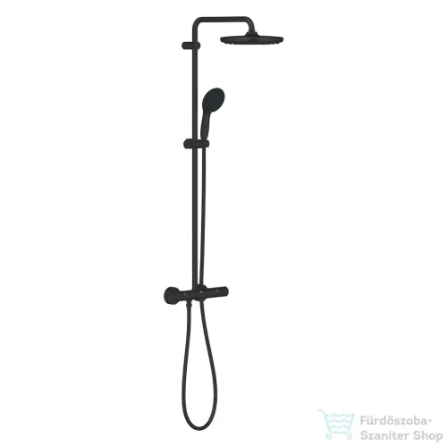 Grohe QuickFix VITALIO START SYSTEM 250 termosztátos zuhanyrendszer, matt fekete 266772431