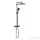 Grohe QuickFix VITALIO Comfort 250 termosztátos zuhanyrendszer,matt fekete 266962431