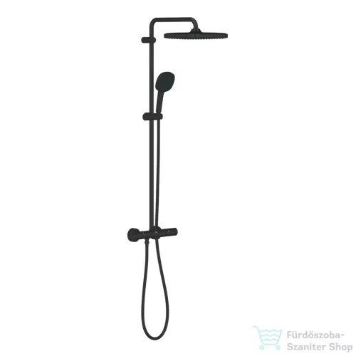 Grohe QuickFix VITALIO Comfort 250 termosztátos zuhanyrendszer,matt fekete 266962431