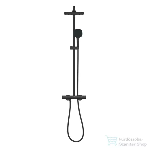 Grohe QuickFix VITALIO Comfort 250 termosztátos zuhanyrendszer,matt fekete 266962431