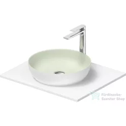   Duravit SIVIDA mosdó+62 cm-es pult kombináció Sivida bútorhoz, matt halványzöld/matt szatén fehér 268000FG00