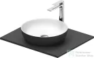 Duravit SIVIDA mosdó+62 cm-es pult kombináció Sivida bútorhoz, matt szatén fehér/matt sötétszürke 268000FI00