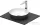 Duravit SIVIDA mosdó+62 cm-es pult kombináció Sivida bútorhoz, matt szatén fehér/matt sötétszürke 268000FI00