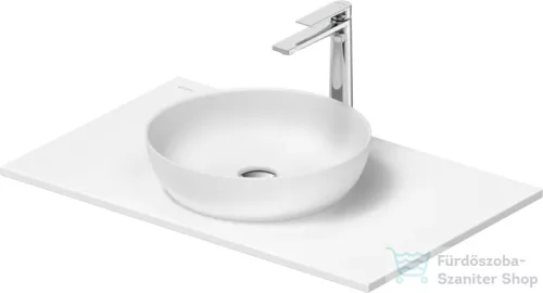 Duravit SIVIDA mosdó+82 cm-es pult kombináció Sivida bútorhoz, matt szatén fehér 2680013200