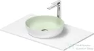 Duravit SIVIDA mosdó+82 cm-es pult kombináció Sivida bútorhoz, matt halványzöld/matt szatén fehér 268001FG00
