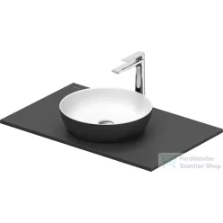   Duravit SIVIDA mosdó+82 cm-es pult kombináció Sivida bútorhoz, matt szatén fehér/matt sötétszürke 268001FI00