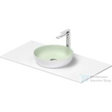   Duravit SIVIDA mosdó+102 cm-es pult kombináció Sivida bútorhoz, matt halványzöld/matt szatén fehér 268002FG00