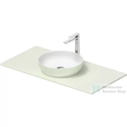   Duravit SIVIDA mosdó+102 cm-es pult kombináció Sivida bútorhoz, matt szatén fehér/matt halványzöld 268002FH00