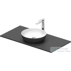   Duravit SIVIDA mosdó+102 cm-es pult kombináció Sivida bútorhoz, matt szatén fehér/matt sötétszürke 268002FI00