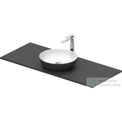   Duravit SIVIDA mosdó+122 cm-es pult kombináció Sivida bútorhoz, matt szatén fehér/matt sötétszürke 268003FI00