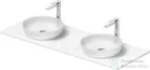 Duravit SIVIDA 2 db mosdó+141 cm-es pult kombináció Sivida bútorhoz, matt szatén fehér 2680043200