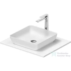   Duravit SIVIDA 40x40 cm-es mosdó+62 cm-es pult kombináció Sivida bútorhoz, matt szatén fehér 2680063200