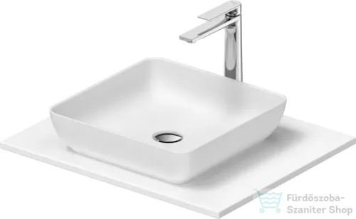 Duravit SIVIDA 40x40 cm-es mosdó+62 cm-es pult kombináció Sivida bútorhoz, matt szatén fehér 2680063200