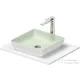 Duravit SIVIDA 40x40 cm-es mosdó+62 cm-es pult kombináció Sivida bútorhoz, matt halványzöld/matt szatén fehér 268006FG00
