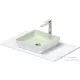Duravit SIVIDA 40x40 cm-es mosdó+82 cm-es pult kombináció Sivida bútorhoz, matt halványzöld/matt szatén fehér 268007FG00