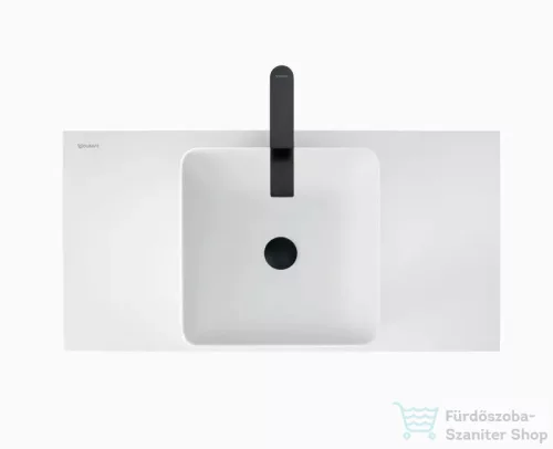 Duravit SIVIDA 40x40 mosdó+102 cm-es pult kombináció Sivida bútorhoz, matt szatén fehér 2680083200