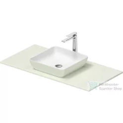   Duravit SIVIDA 40x40 mosdó+102 cm-es pult kombináció Sivida bútorhoz, matt szatén fehér/matt halványzöld 268008FH00