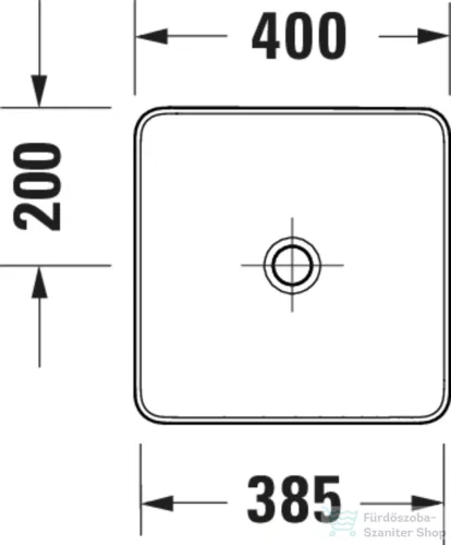 Duravit SIVIDA 40x40 mosdó+102 cm-es pult kombináció Sivida bútorhoz, matt szatén fehér/matt sötétszürke 268008FI00