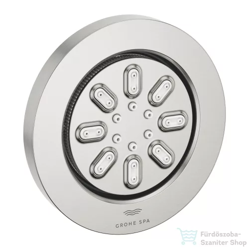 Grohe Rainshower Aqua oldalfúvóka/testzuhany, 2 féle vízsugárral,Supersteel 26801DC0